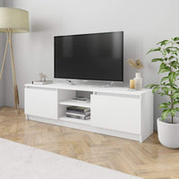 TV Cabinet White 120x30x35.5 cm Living room Kings Warehouse 