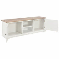 TV Cabinet White 120x30x40 cm Wood Kings Warehouse 