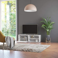 TV Cabinet White 120x34x37 cm Living room Kings Warehouse 