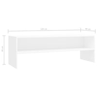 TV Cabinet White 120x40x40 cm Kings Warehouse 