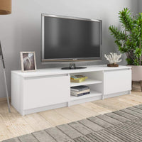 TV Cabinet White 140x40x35.5 cm Living room Kings Warehouse 