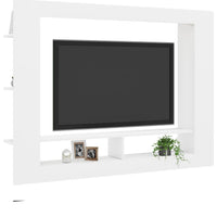 TV Cabinet White 152x22x113 cm Living room Kings Warehouse 
