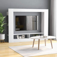TV Cabinet White 152x22x113 cm