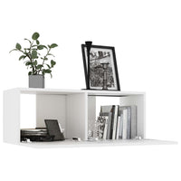 TV Cabinet White 80x30x30 cm Living room Kings Warehouse 
