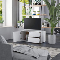 TV Cabinet White 80x34x36 cm Living room Kings Warehouse 