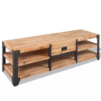 TV Stand Solid Acacia Wood 140x40x45 cm Kings Warehouse Default Title 