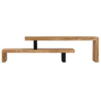 TV Stand Solid Mango Wood Kings Warehouse 