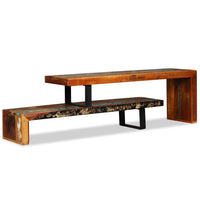 TV Stand Solid Reclaimed Wood Kings Warehouse 