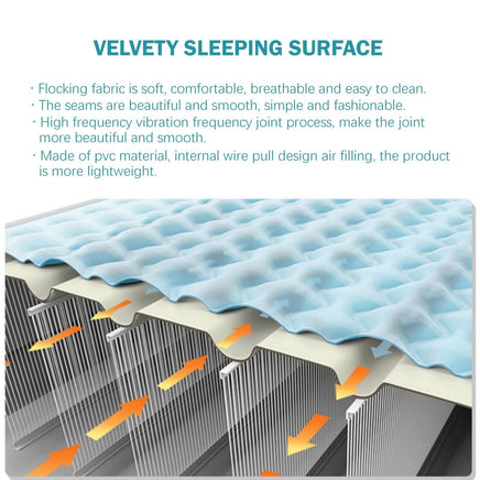 Twin Dura-Beam Prestige Air Bed Built-In USB Electric Pump for Easy Inflation and Deflation Kings Warehouse 