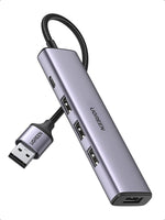 UGREEN 20805 USB 3.0 4-Port Hub with USB-C Power Port Kings Warehouse 