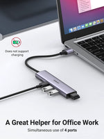 UGREEN 20805 USB 3.0 4-Port Hub with USB-C Power Port Kings Warehouse 