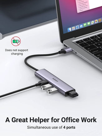 UGREEN 20805 USB 3.0 4-Port Hub with USB-C Power Port Kings Warehouse 