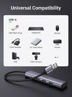 UGREEN 20805 USB 3.0 4-Port Hub with USB-C Power Port Kings Warehouse 