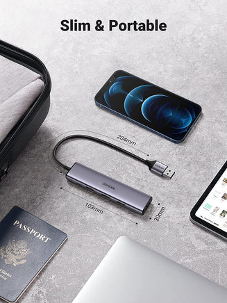 UGREEN 20805 USB 3.0 4-Port Hub with USB-C Power Port Kings Warehouse 