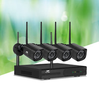 UL-TECH 3MP 8CH NVR Wireless 4 Security Cameras Set CCTV Kings Warehouse 