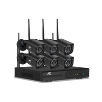 UL-TECH 3MP 8CH NVR Wireless 6 Security Cameras Set Security Supplies Kings Warehouse 