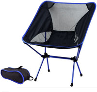 Ultralight Aluminum Alloy Folding Camping Camp Chair Outdoor Hiking Blue Kings Warehouse 