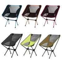 Ultralight Aluminum Alloy Folding Camping Camp Chair Outdoor Hiking Patio Backpacking Black Kings Warehouse 