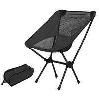 Ultralight Aluminum Alloy Folding Camping Camp Chair Outdoor Hiking Patio Backpacking Orange Kings Warehouse 
