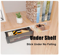Under Desk Drawer Slide-out Large Office Organizers and Storage Drawers - Large Black Kings Warehouse 