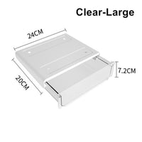 Under Desk Drawer Slide-out Large Office Organizers and Storage Drawers - Large Clear Kings Warehouse 