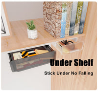 Under Desk Drawer Slide-out Large Office Organizers and Storage Drawers - Large Clear Kings Warehouse 