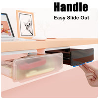 Under Desk Drawer Slide-out Large Office Organizers and Storage Drawers - Large Clear Kings Warehouse 