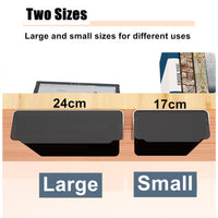 Under Desk Drawer Slide-out Large Office Organizers and Storage Drawers - Small Black Kings Warehouse 