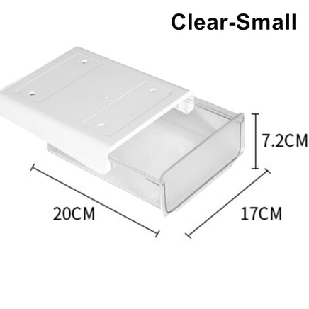 Under Desk Drawer Slide-out Large Office Organizers and Storage Drawers - Small Clear Kings Warehouse 