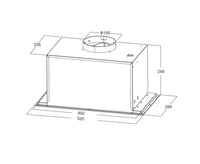 Undermount Rangehood 52cm Kings Warehouse 