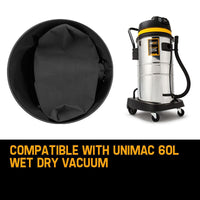 UNIMAC 60L Wet & Dry Vacuum Cleaner- 5x Paper Filter bags Dust Replacement Kings Warehouse 