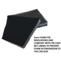 Universal 60/25 Airbag Front Seat Cover Nobody Rides For Free - Red Kings Warehouse 