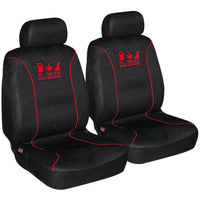 Universal 60/25 Airbag Front Seat Cover Nobody Rides For Free - Red Kings Warehouse 