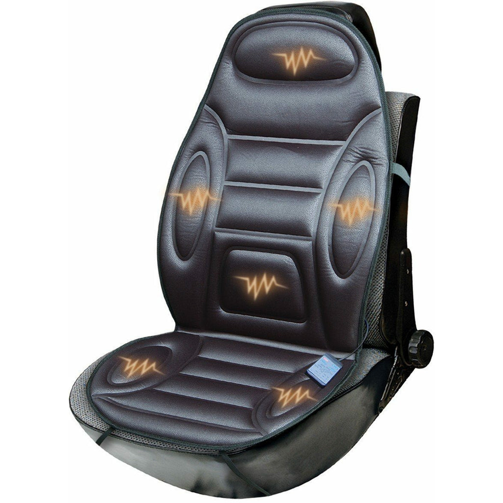 Universal Back Support Massage With 6 Motors And Heating - BLACK Kings Warehouse 