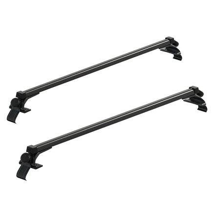 Universal Car Roof Racks Pod Aluminium Cross Bars Adjustable 145cm Black Christmas Peak Season Sale Kings Warehouse 