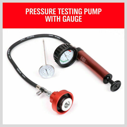 Universal Cooling System Radiator Pressure Tester Gasket Test Kit Leak Detector Kings Warehouse 