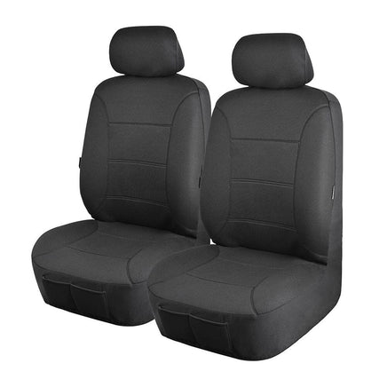 Universal Platinum Front Seat Covers Size 30/35 | Charcoal Kings Warehouse 