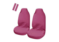 Universal Pulse Throwover Front Seat Covers - Bonus Seat Belt Buddies | Pink Kings Warehouse 