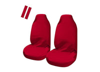Universal Pulse Throwover Front Seat Covers - Bonus Seat Belt Buddies | Red Kings Warehouse 
