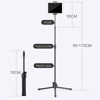 Universal Tripod Floor Stand Adjustable Gooseneck Holder 4-12.9 inch Tablet iPad iPhone Kings Warehouse 