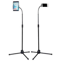 Universal Tripod Floor Stand Adjustable Gooseneck Holder 4-12.9 inch Tablet iPad iPhone Kings Warehouse 