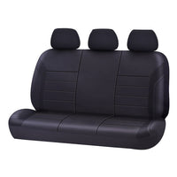 Universal Ultra Light Neoprene Rear Seat Covers Size 06/08H | Black/Black Kings Warehouse 