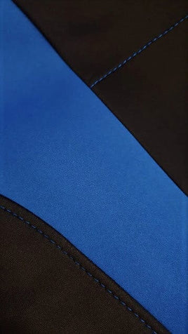 Universal Ultra Light Neoprene Rear Seat Covers Size 06/08S | Black/Blue Kings Warehouse 
