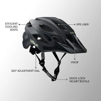 VALK Mountain Bike Helmet Small 54-56cm MTB Bicycle Cycling Safety Accessories Kings Warehouse 