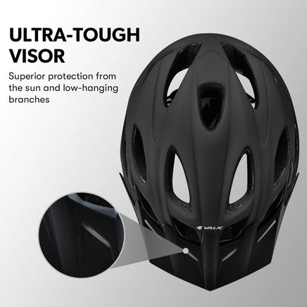 VALK Mountain Bike Helmet Small 54-56cm MTB Bicycle Cycling Safety Accessories Kings Warehouse 