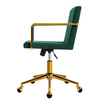 Velvet Office Chair Swivel Desk Chair Armchair Height Adjustable Computer Chairs Office Supplies Kings Warehouse 