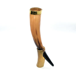 Viking Drinking Horn with Stand Gift & Novelty KingsWarehouse 