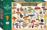 Vintage 1000 Piece Puzzle - Mushrooms Kings Warehouse 