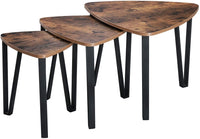 Vintage Nesting Coffee Table Set of 3 living room Kings Warehouse 