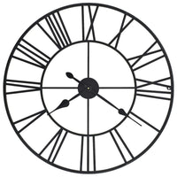 Vintage Wall Clock with Quartz Movement Metal 80 cm XXL Kings Warehouse 